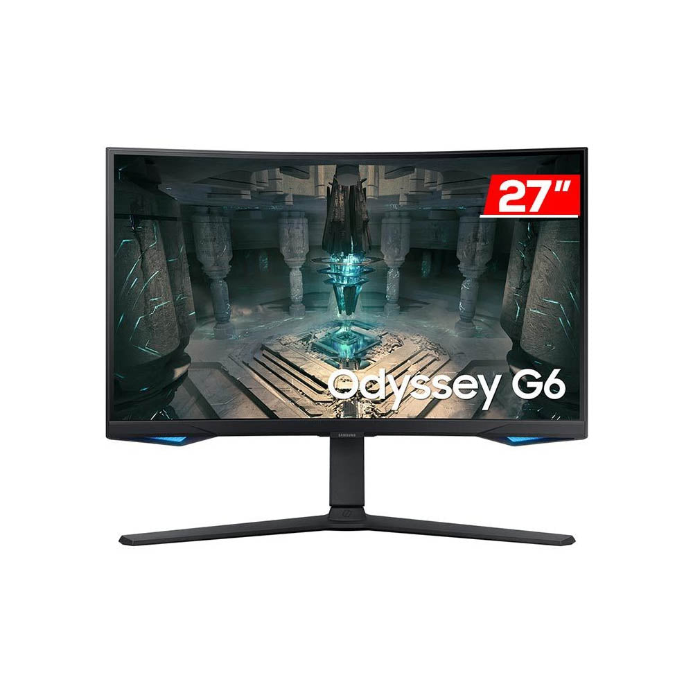 Monitor Gamer Led 27 Pols Samsung Odyssey G6 QHD 240Hz Hdmi/Displayport - LS27BG650ELXZD