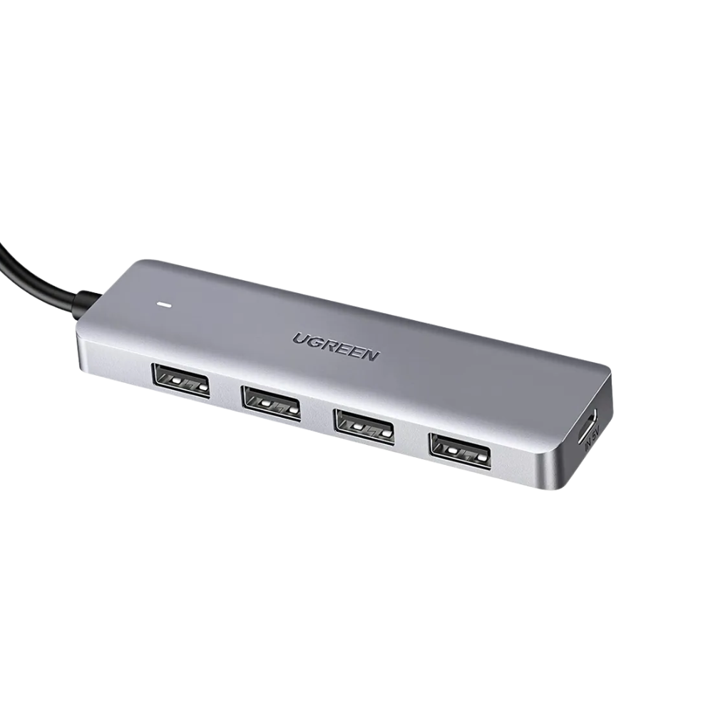 Hub Usb Tipo C Ugreen 4 Portas Usb-A 3.0 Cinza Espacial - CM219