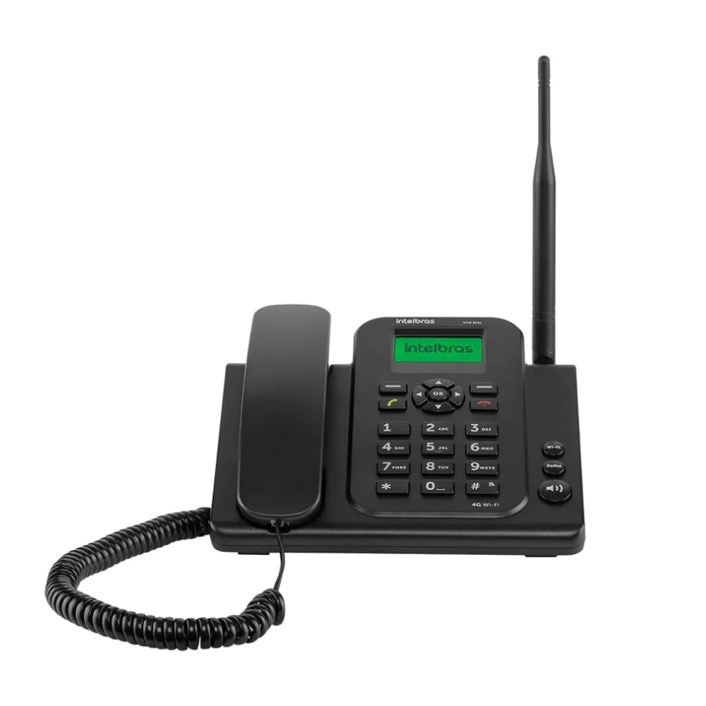 Telefone Celular Fixo 4G Wifi Intelbras CFW-9041 Preto - 4119041