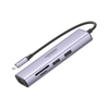 Adaptador Ugreen Revodok Usb-C 7 em 1 - Hdmi RJ45 Pd 2x Usb 3.0 Leitor Cartão - CM512 - 60515
