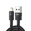 Cabo de Dados USB p/ Lightning  Essager 1.0mt Nylon Preto - EXCL-XC01