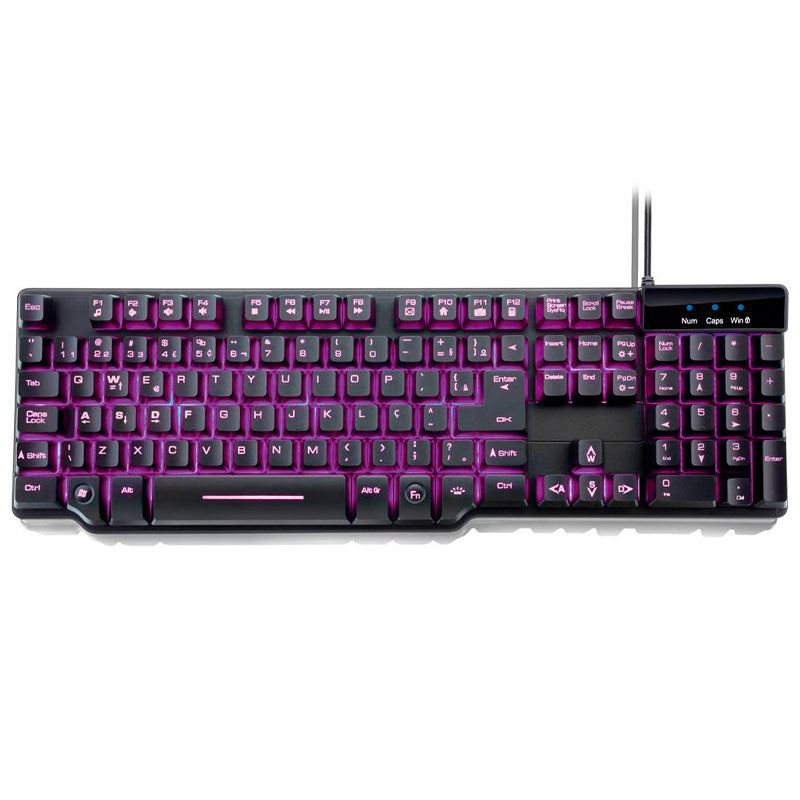 Teclado Gamer Semi Mecanico Warrior Razmig Tc196