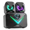 Caixa De Som Knup Horus 2.1 Multimidia 16W RMS C/ Led Usb e P2 - RO821