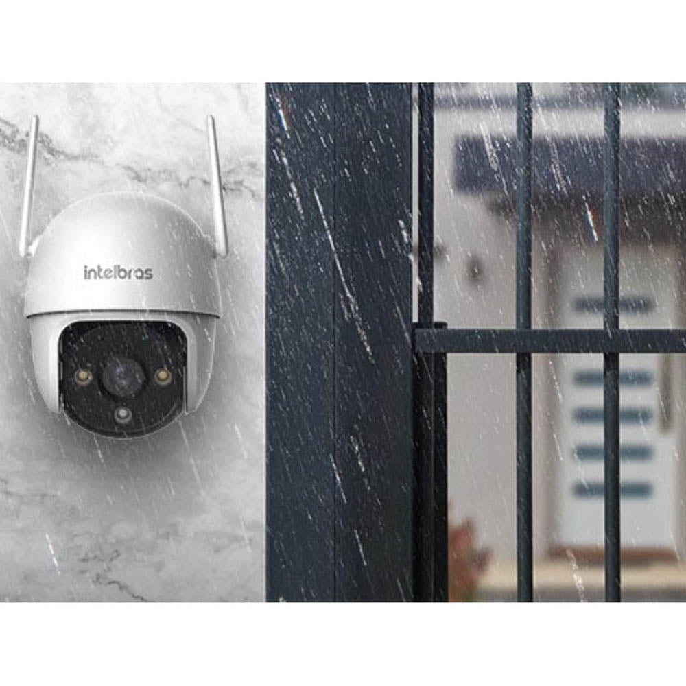Câmera De Vigilância Externa Wi-Fi Intelbras IM7S Full Color 1080p Angulo 360º C/ Microfone Embutido Branca  - 4590016 Truedata