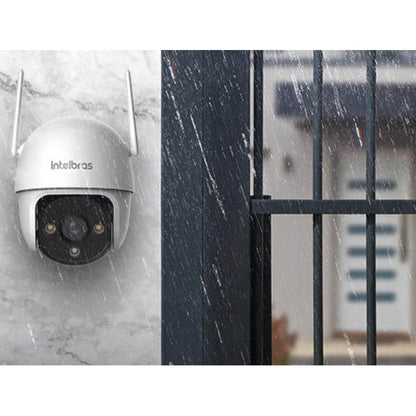 Câmera De Vigilância Externa Wi-Fi Intelbras IM7S Full Color 1080p Angulo 360º C/ Microfone Embutido Branca  - 4590016 Truedata