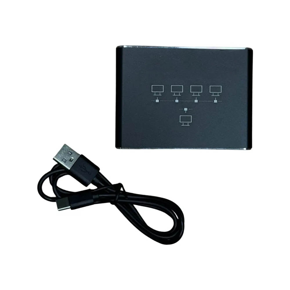Adaptador Divisor de Rede Rj45 4 Saídas Aoweixun Orvesion - LAN1X4