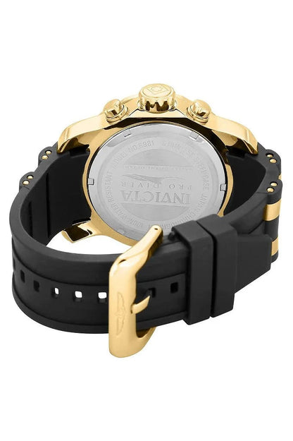 Relógio de Pulso Invicta Pro Diver Preto / Dourado Truedata