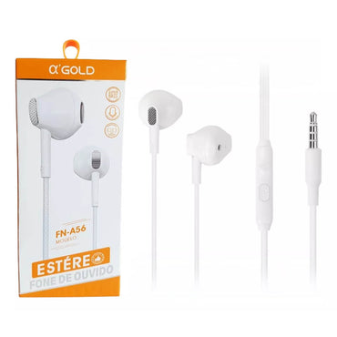 Fone De Ouvido P3 com Microfone aGold Estereo - FN-A56