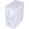 Gabinete Gamer Fortrek Mid Tower Holt Rgb Com lateral em Acrilico Branco - 80524