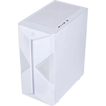 Gabinete Gamer Fortrek Mid Tower Holt Rgb Com lateral em Acrilico Branco - 80524