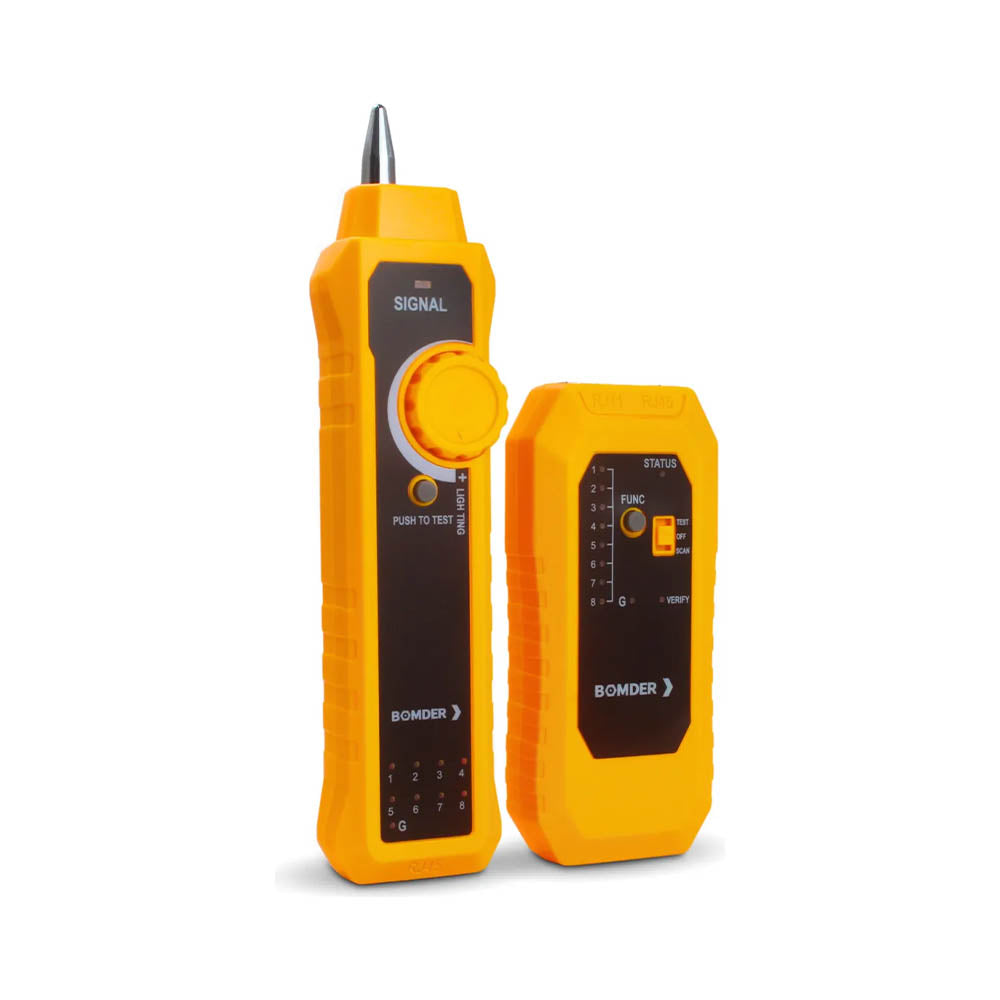 Kit Localizador E Testador De Cabos De Rede e Telefonia Bomder - BOM-6404 Truedata