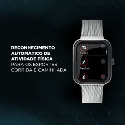 Relógio de Pulso SmartWatch Technos Connect Max Preto e Vermelho - TMAXAA/5P