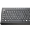 Teclado Sem Fio PCYes Soft Preto / Cinza - PTOSFWAB