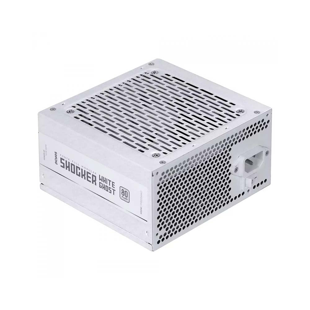 Fonte Real Atx 600w Full Modular PCYes 80 Plus Pfc White Ghost Branca - FM600WWG