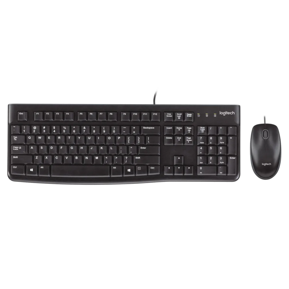 Kit Teclado E Mouse Com Fio Logitech Mk120 - 920-004429