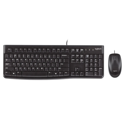 Kit Teclado E Mouse Com Fio Logitech Mk120 - 920-004429