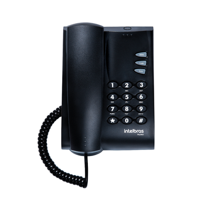 Telefone Intelbras Pleno Preto - 4080051