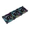 Kit 3x Cooler Fan  Rise Mode Laser ARGB  Preto 120mm  + Controladora  - RM-RGB-05-5V