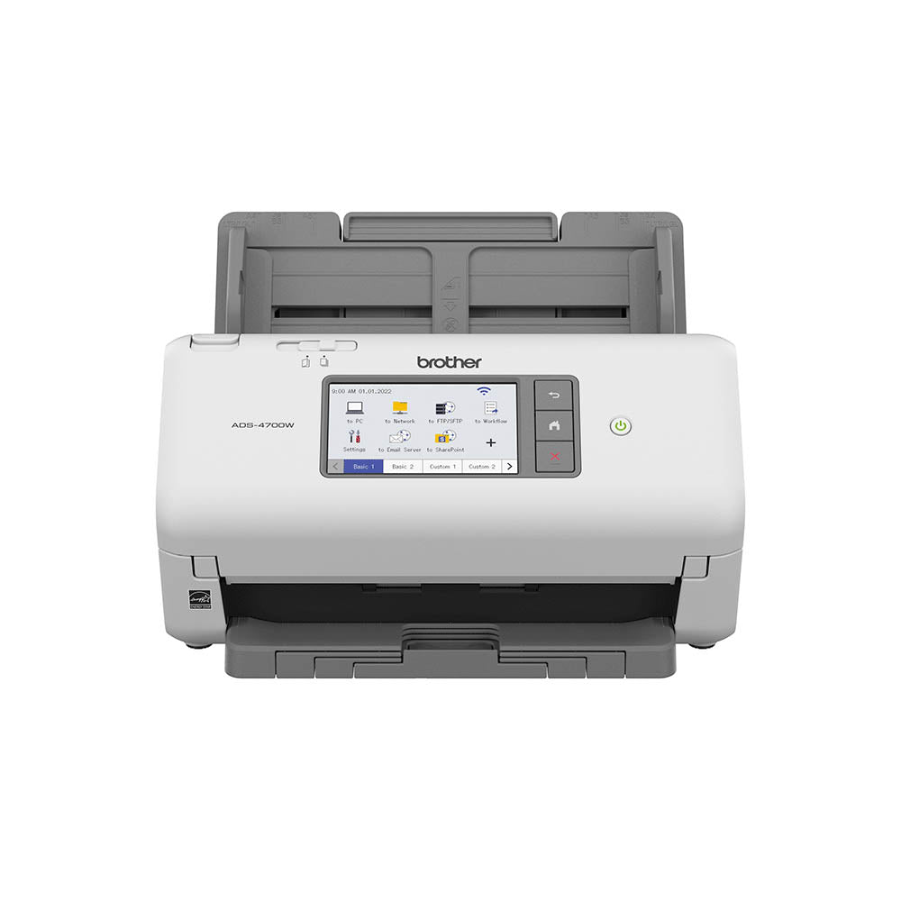 Scanner Brother ADS4700W Duplex 40ppm / 80 ipm Wifi Usb Bivolt Truedata