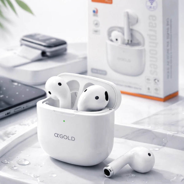 Fone De Ouvido Bluetooth C/ Estojo de Carregamento aGold HiFi - FN-BA39