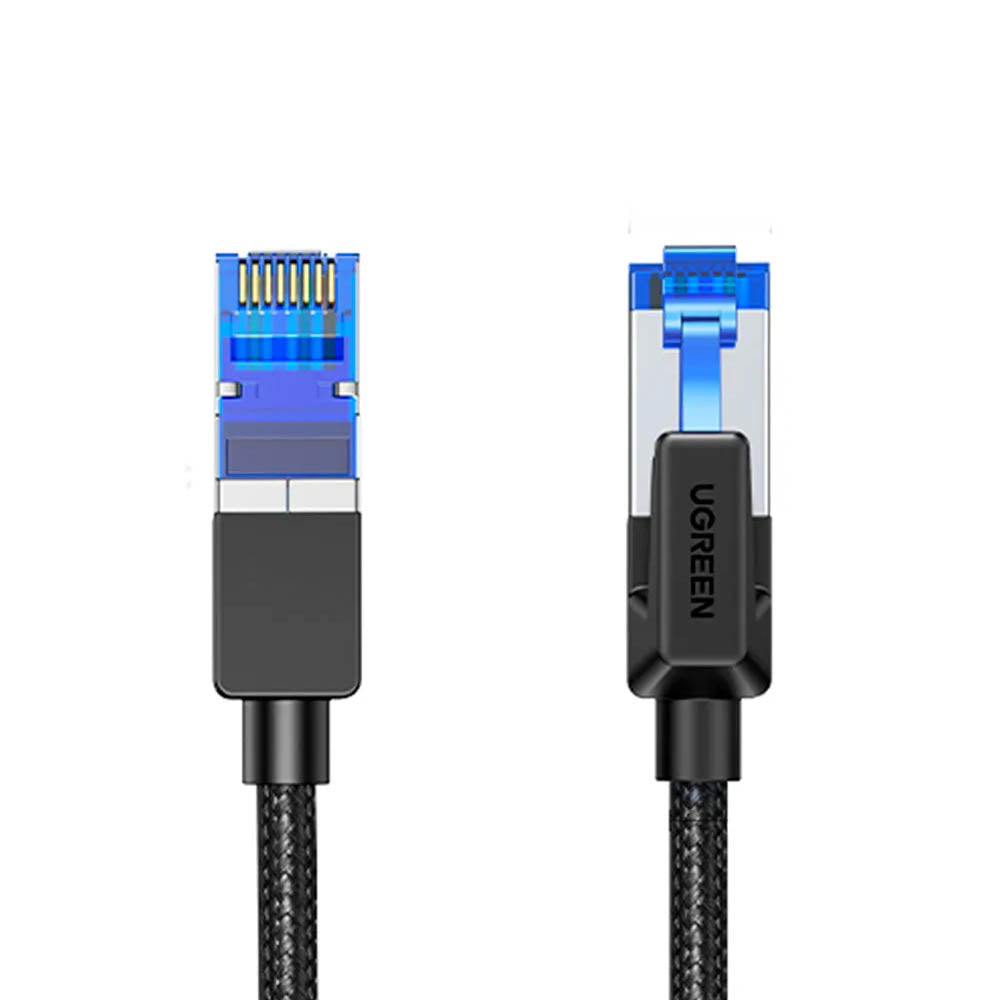 Cabo De Rede Ethernet Ugreen Cat 8, F/Ftp 2mts Trançado Preto - NW153