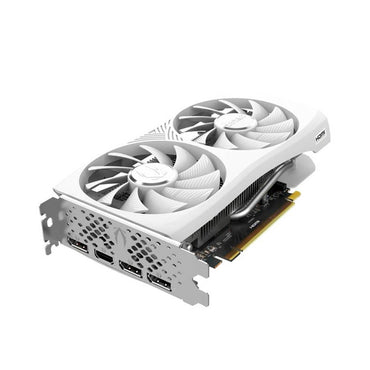 Placa De Video 8gb Rtx4060 Gddr6 Zotac Nvidia 128bits 2490mhz 3x Displayport 1x Hdmi White Edition Branco - Zt-D40600Q-1