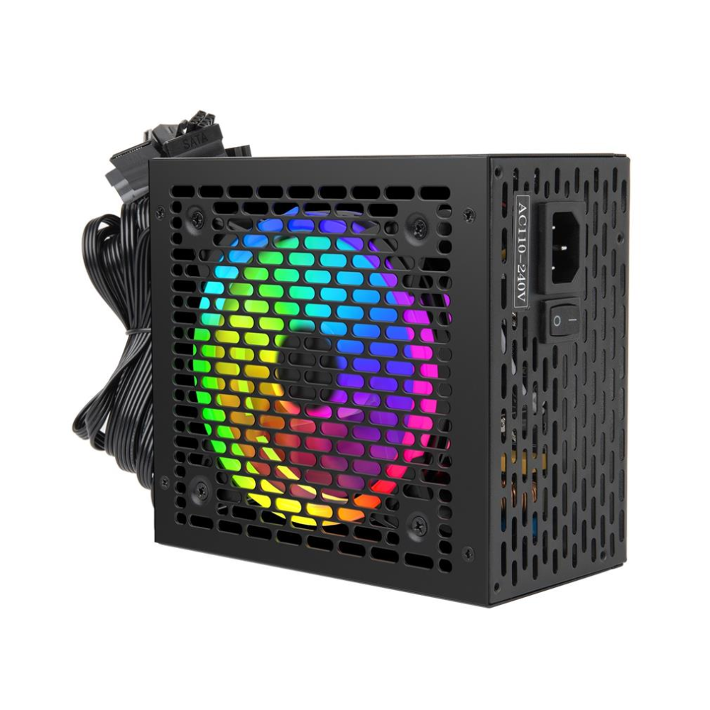 Fonte New Hero Tesla RGB 650W Preta - 18715