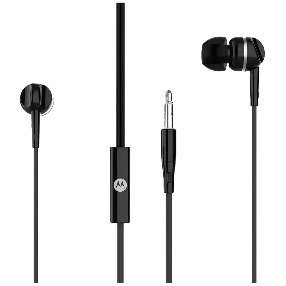 Fone De Ouvido Intra-Auricular P3 Com Fio Motorola Earbuds 105 Preto