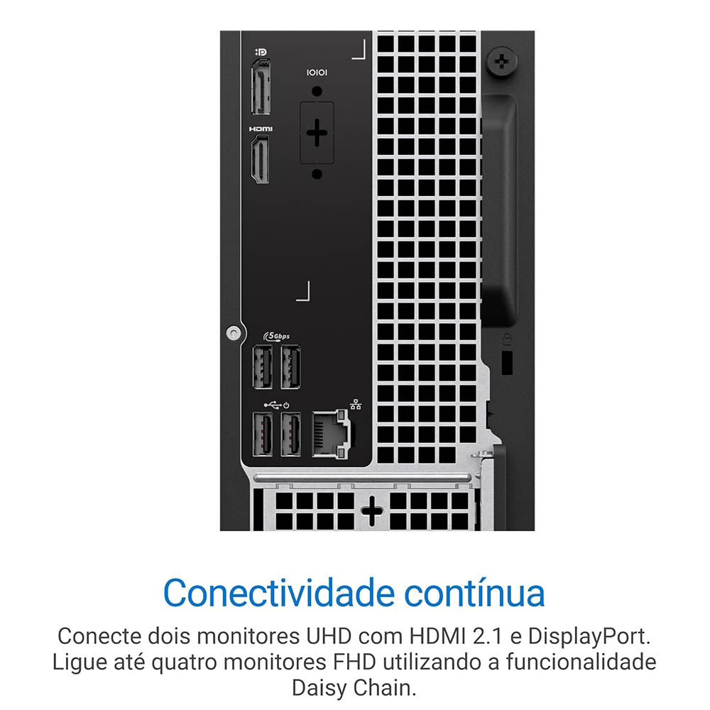 Computador Dell ECS1250 SFF Intel I5-14400 16Gb 512Gb Ssd W11 Home