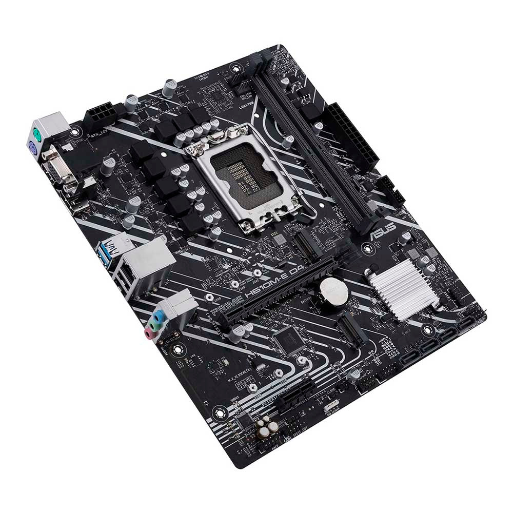 Placa Mae Asus Prime H610M-E D4 Intel Lga 1700 Ddr4 Hdmi USB 3.2 Displayport M.2 (12a Geração)