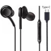 Fone De Ouvido Intra-Auricular Com Fio Tipo C aGOLD Preto - FN-A61