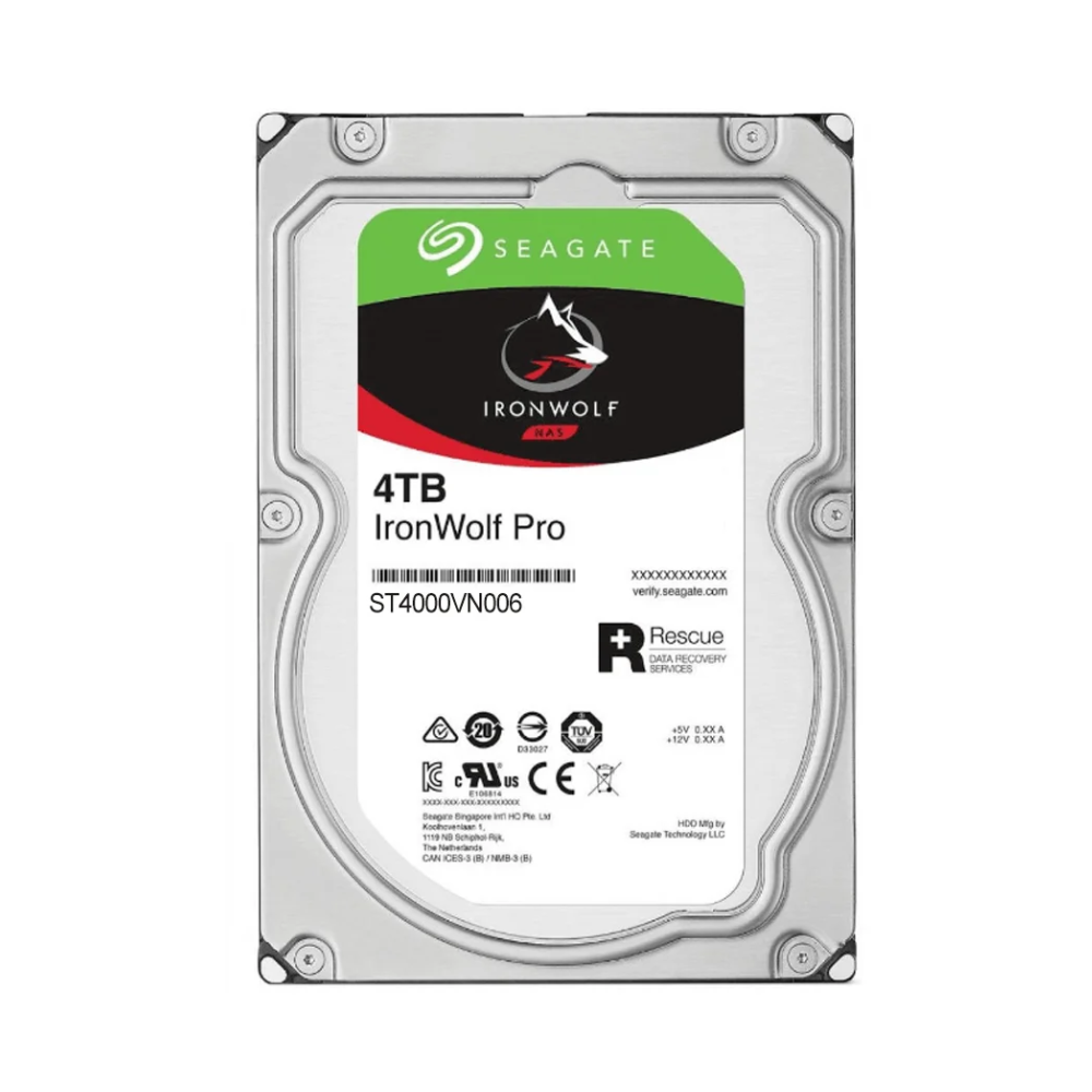 Hd Para Servidor Nas 6tb Seagate Ironwolf Sata 4TB 256mb - ST4000VN006