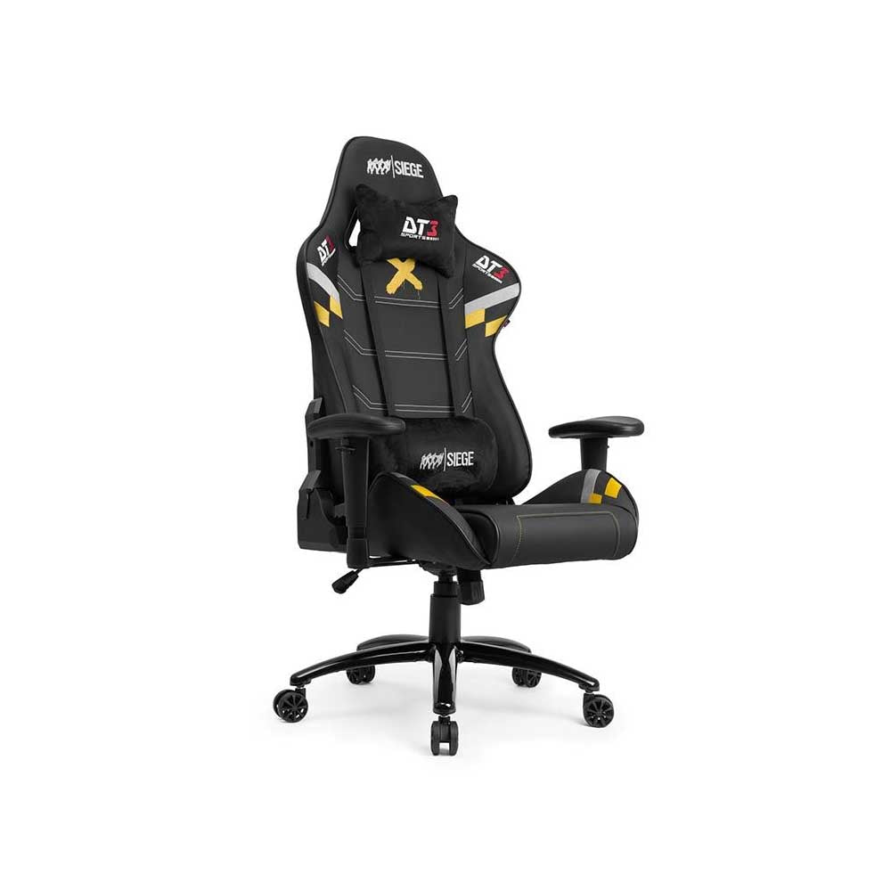 Cadeira Gamer DT3 Sports Elise Rainbow Six com Altura Ajustável e Encosto Reclinável Preto - 12344-4