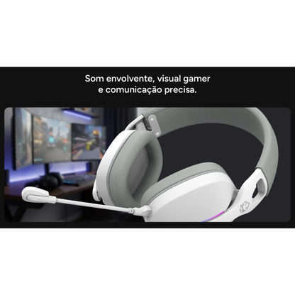 Headset Gamer PCYes Nowy Black Vulcan Usb Surround Rgb C/ Mic Destacável Preto - HGNW40BV