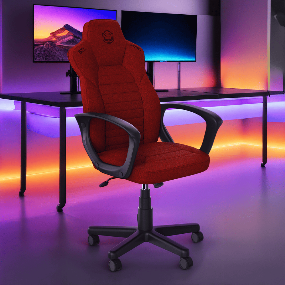 Cadeira Gamer PCYes STI Confort First Blood Vermelha -  PCSTI-FB