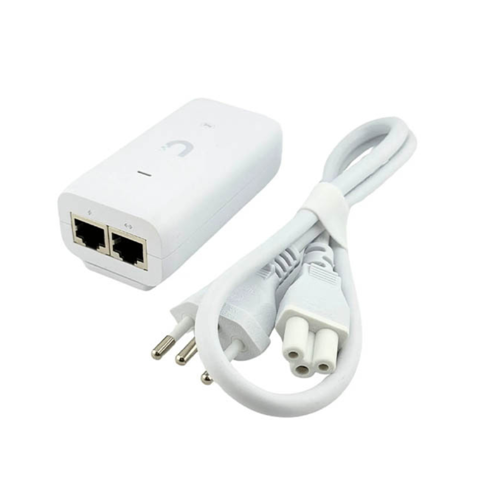 Fonte Injetor PoE Gigabit Ubiquiti U-POE 15w U-POE-BR