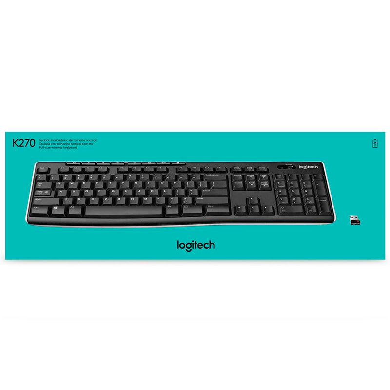 Teclado Sem Fio Multimidia Logitech K270 920-004427