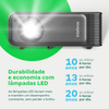 Projetor Intelbras PFL 6520 Full HD 7400 Lumens LED HDMI Usb Wi-fi 200 Pols - 4290058