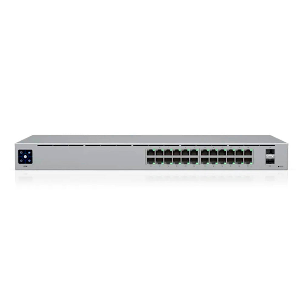 Switch 24 Portas Gigabit 10/100/1000 + 02 Sfp Ubiquiti Unifi Gerenciavel - USW-24 Truedata