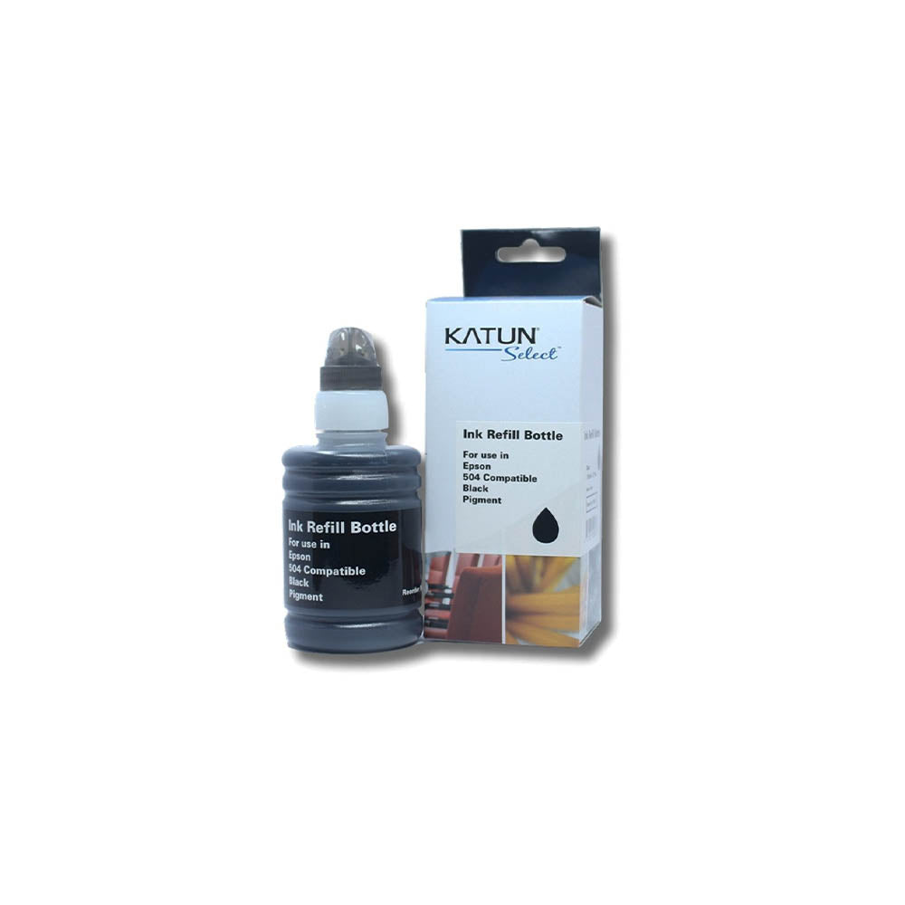 Refil De Tinta Katun P/ Impressoras Epson T504120 127ml - Preto - P/ L4150 L4160 L4260 L6270 L14150 Truedata