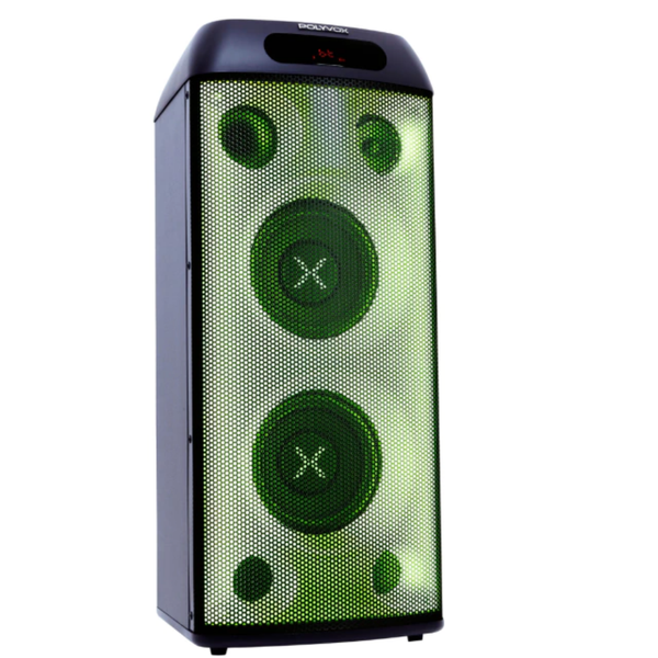 Caixa De Som Bluetooth Polyvox Torre Amplificada 800W Full Led C/ 3 Vias - XT-660T