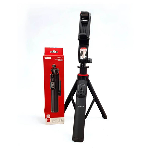 Bastão de Selfie / Tripe Para Smartphone C/ Controle Remoto Tomate - MZP-304
