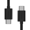 Cabo de Dados USB-C Macho Fortrek U222 2mts Nylon Trançado Preto - 85986