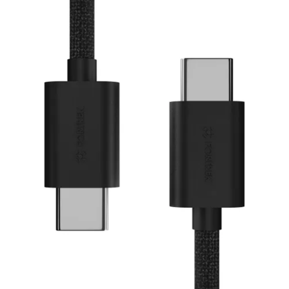 Cabo de Dados USB-C Macho Fortrek U222 2mts Nylon Trançado Preto - 85986