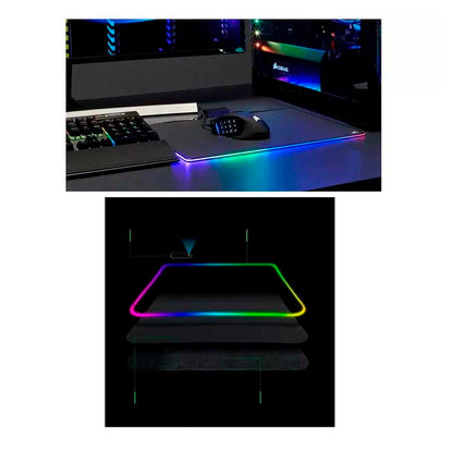Mousepad Gamer Knup Rgb 350x250mm Dragon Fight - Kp-S012