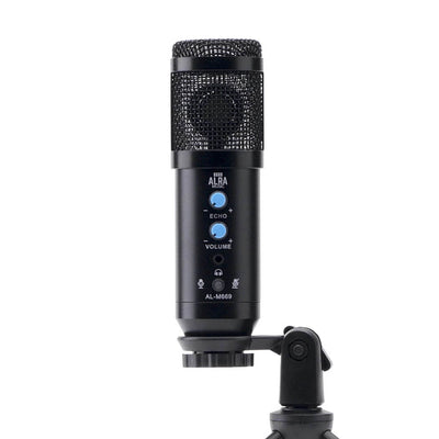 Microfone Condensador Alra Music Cardioide Usb Studio - AL-M669