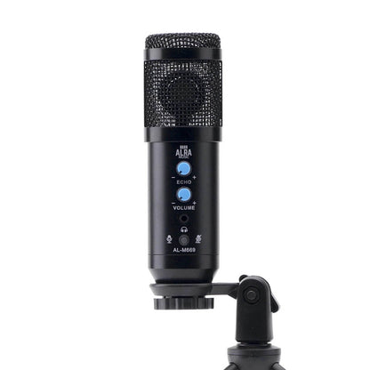 Microfone Condensador Alra Music Cardioide Usb Studio - AL-M669