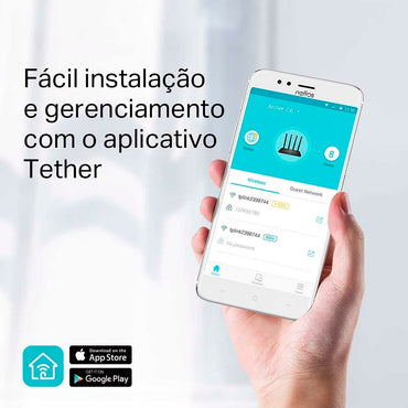 Roteador Wireless  TP-Link AC1300 Dual Band Gigabit Mesh - Archer C6 Truedata