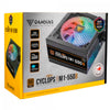 Fonte Real Atx 550w Gamdias Cyclops 80 Plus Bronze PFC Ativo Atx 2.31 - M1-550B