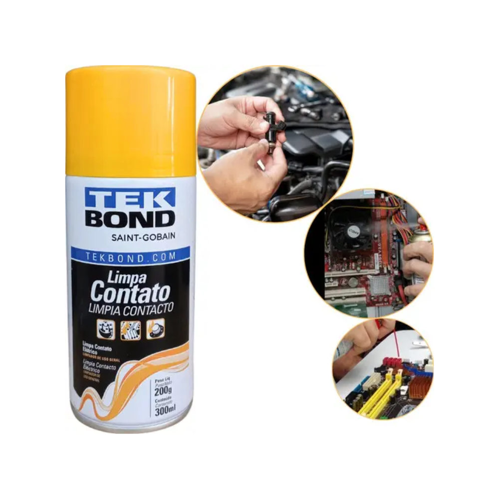 Spray Limpa Contato Tek Bond 300Ml / 200g